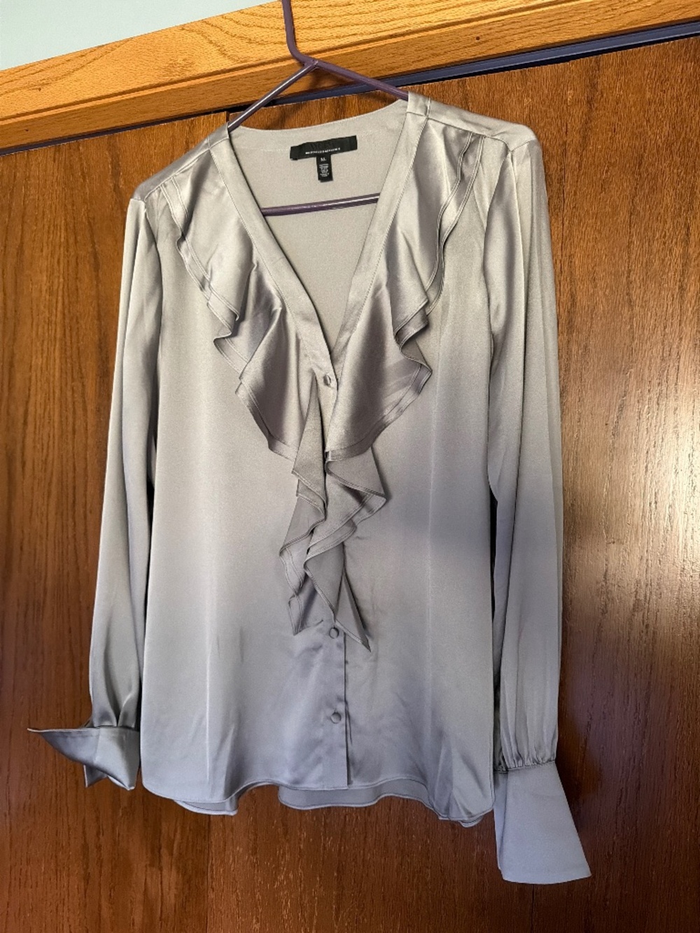 Beautiful silver blouse